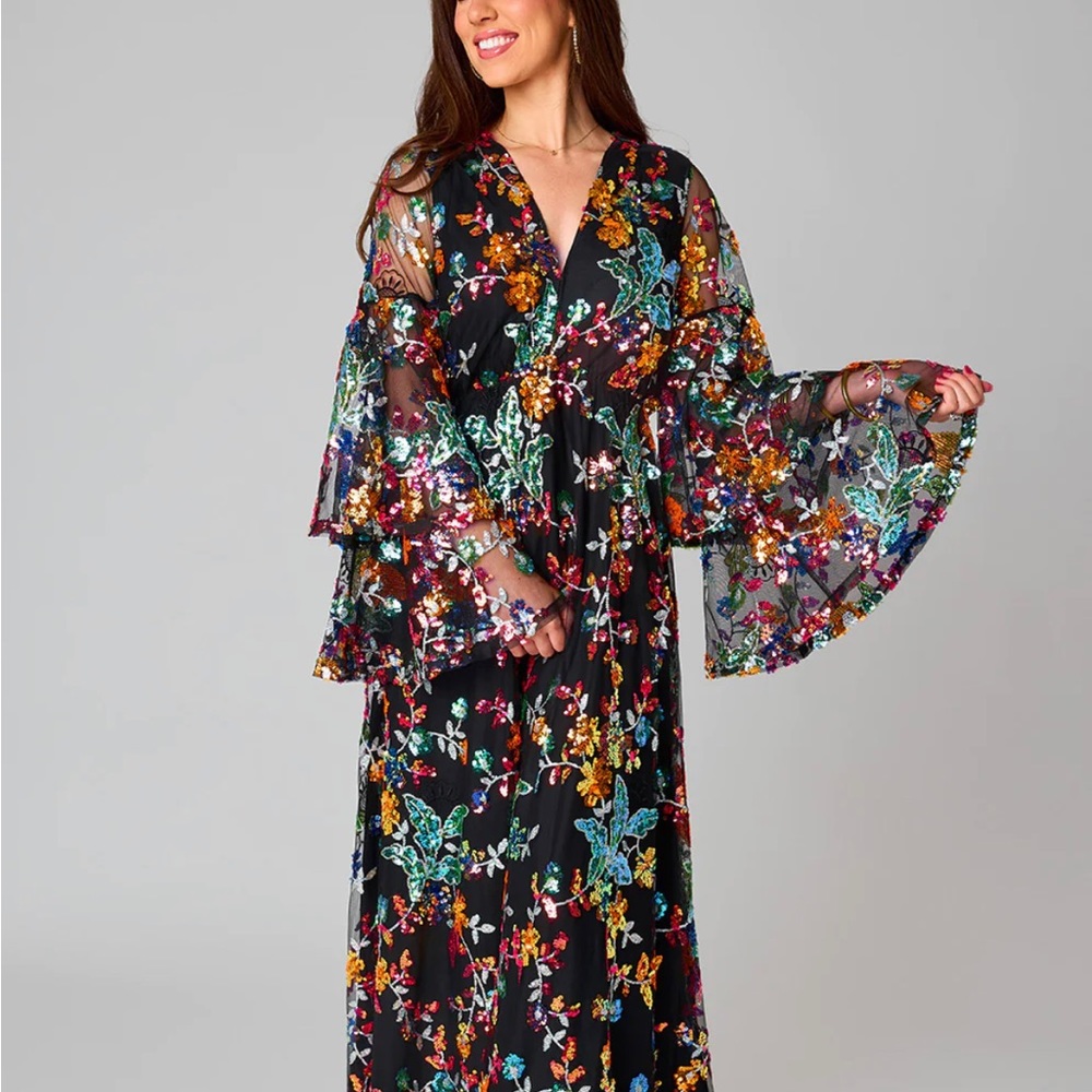 Buddy Love Colette Maxi Dress Dusk Small NWT